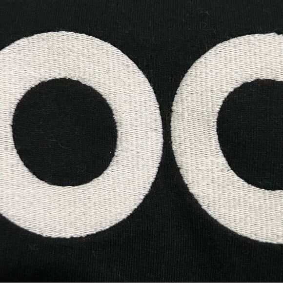 NWT Secret Soul “Do Good” black White Embroidered Logo Tunic Sweatshirt M - Picture 4 of 9